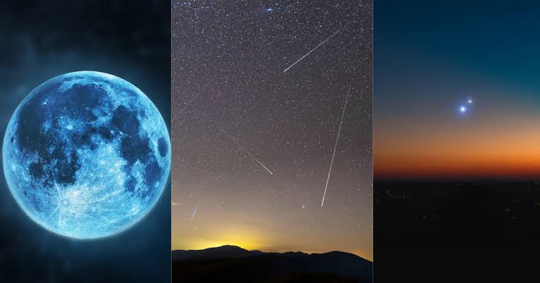 Meteor Shower and Blue Moon to Light Up the Night Sky in August